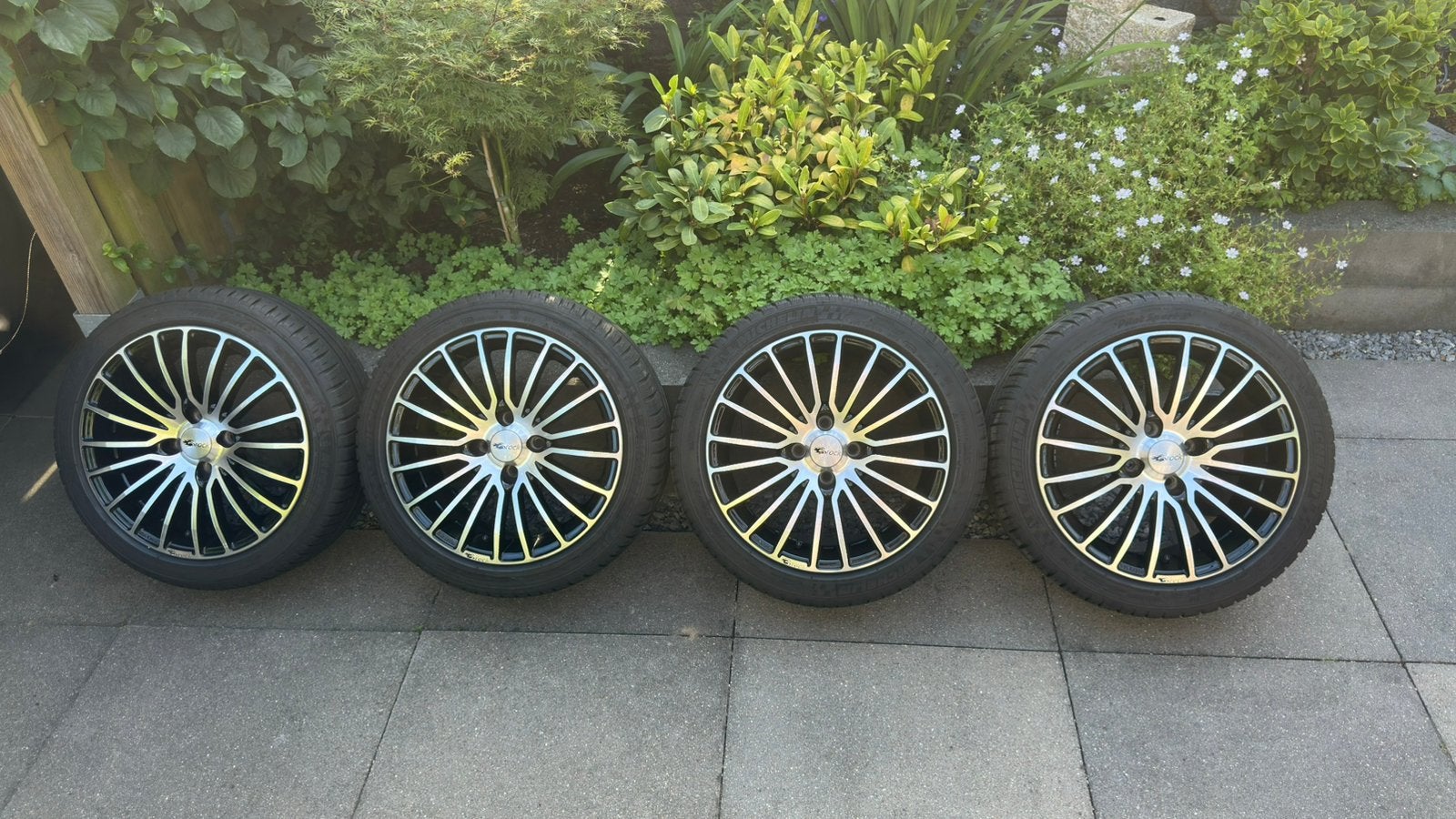 16 inch Brock velgen 4x100 / Michelin PilotSport 3 banden, Auto-onderdelen, Banden en Velgen, Banden en Velgen, Zomerbanden, 16 inch