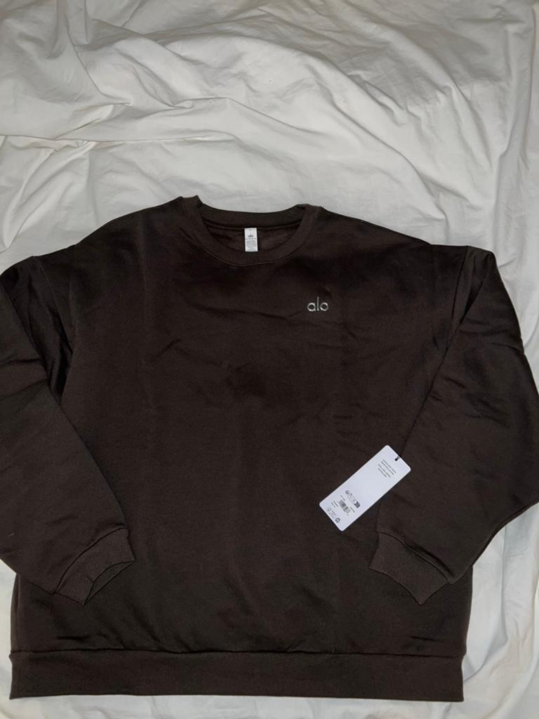 Alo accolade crew neck pullover, Verzenden, Nieuw, Maat 46/48 (XL) of groter, Bruin