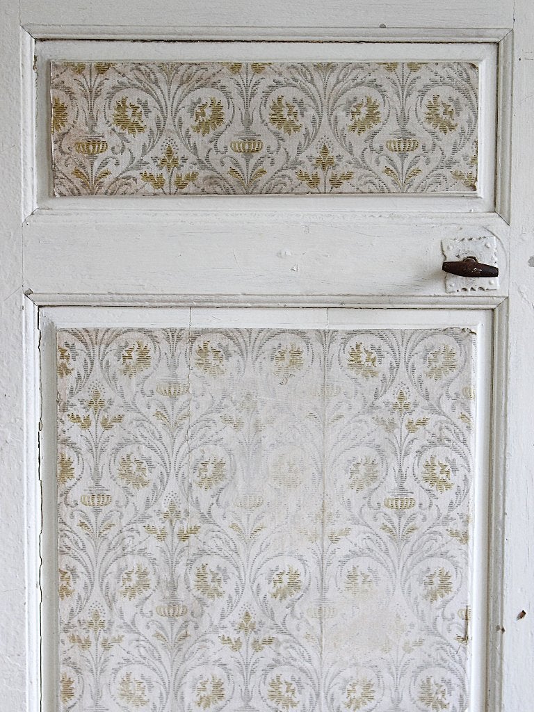 Antiek Franse Deur met Behang, Ophalen