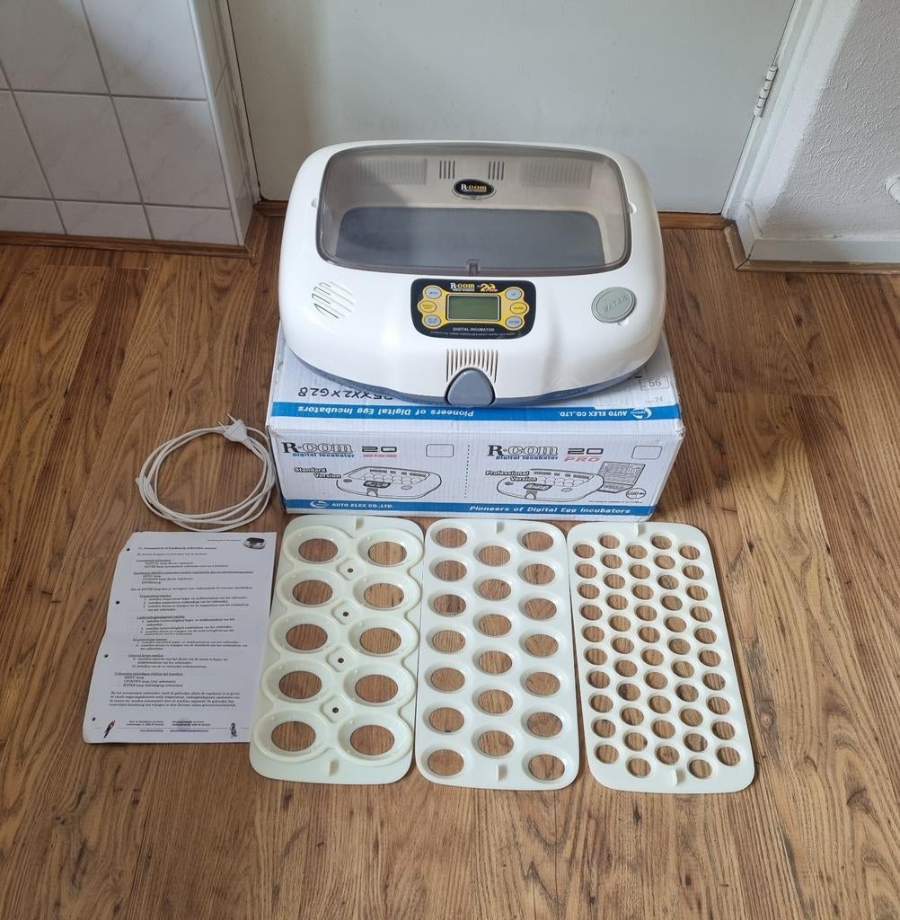 R-com pro 20 broedmachine, Dieren en Toebehoren, Pluimvee | Toebehoren, Ophalen of Verzenden, Zo goed als nieuw, Broedmachine