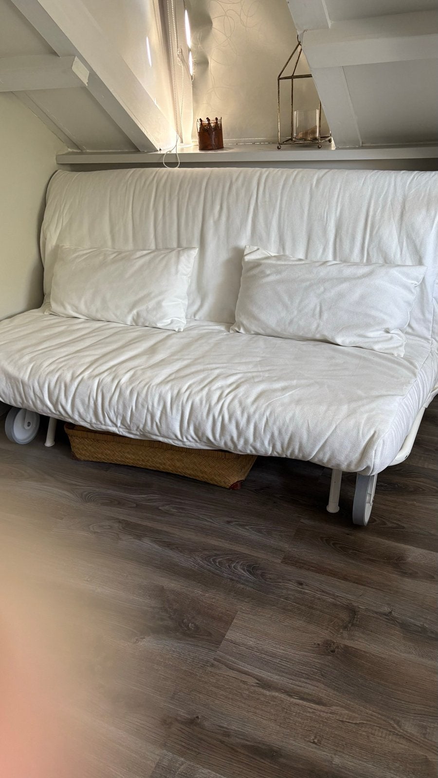 Ikea Slaapbank 160x200 met uitwasbare hoes, Huis en Inrichting, Slaapkamer | Slaapbanken, Gebruikt, 160 cm, 200 cm, Tweepersoons