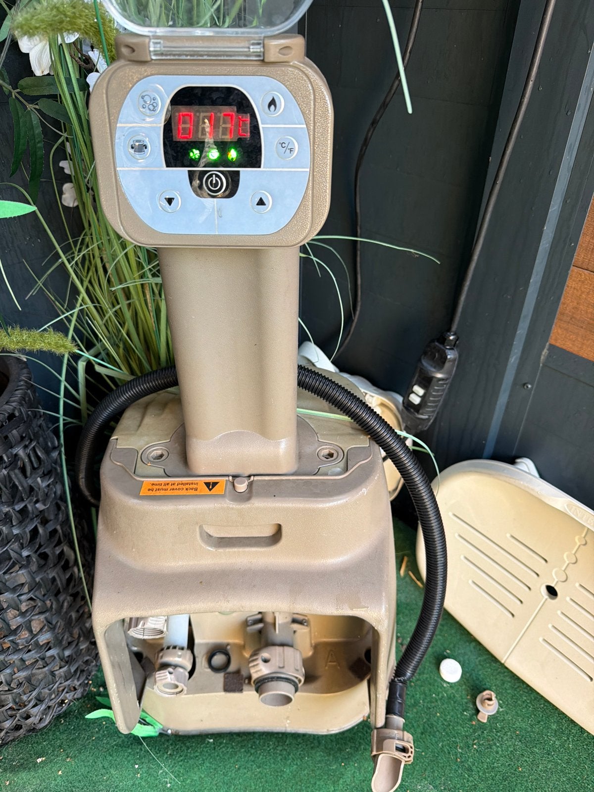 Intex jacuzzi pomp met verwarming en filterfunctie, Ophalen, Gebruikt, Zwembadpomp