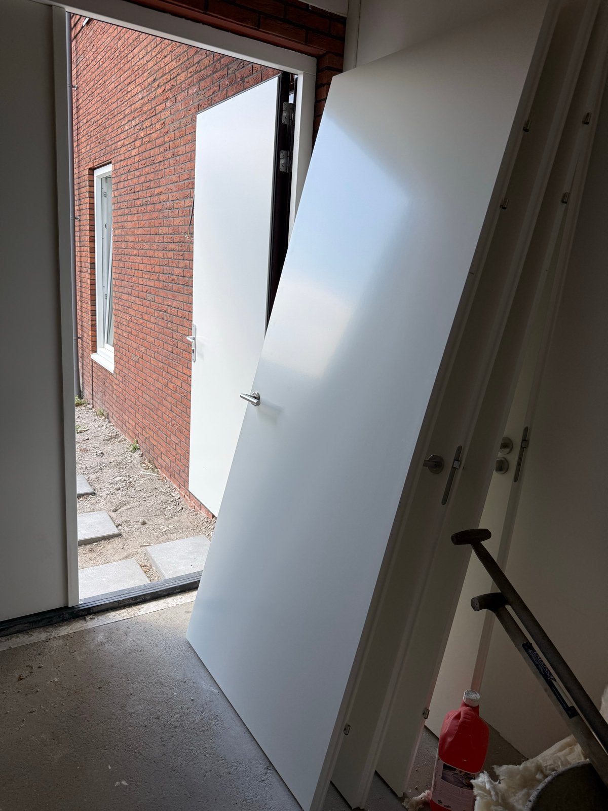 NIEUW Opdekdeur inclusief binnendeurkozijn, Ophalen, 80 tot 100 cm, 215 cm of meer, Binnendeur