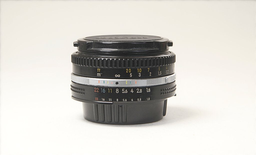 Nikon Nikkor Ai-S 50mm 1.8 (pancake), Gebruikt, Nikon, Ophalen of Verzenden, 50 mm