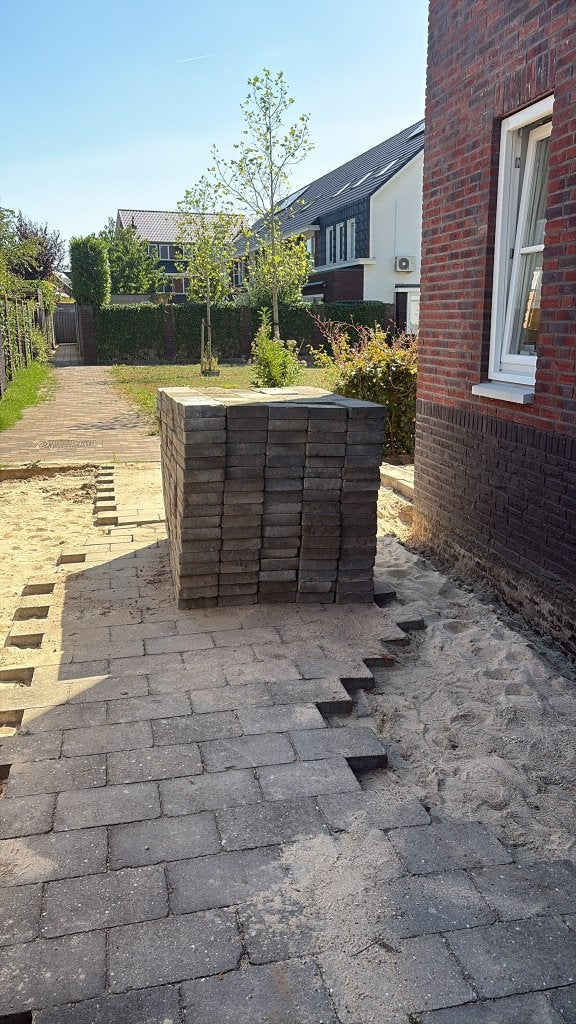Tuintegels 30x20cm, gratis op te halen, Tuin en Terras, Ophalen, Gebruikt, Klinkers, 10 m² of meer