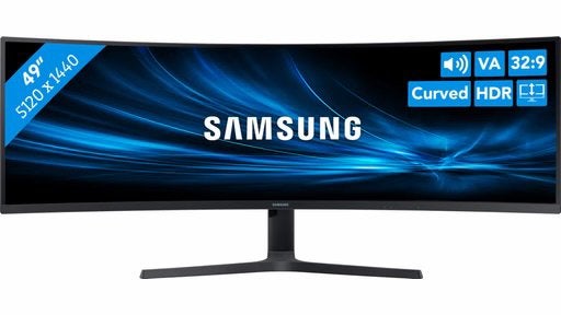 Samsung 49 inch curved ultrawide monitor, Computers en Software, Monitoren, Thunderbolt, Ingebouwde speakers, Minder dan 1 ms