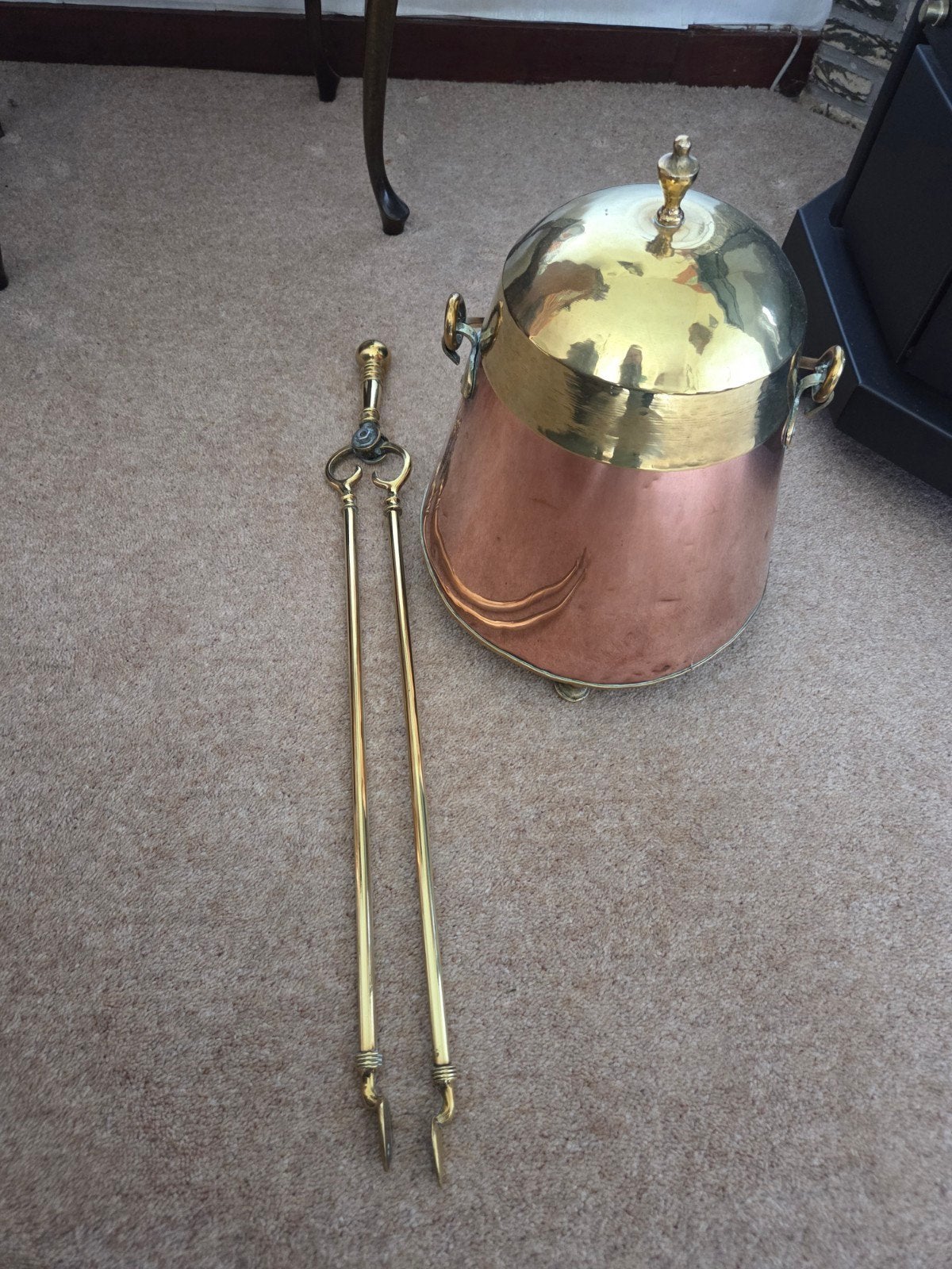 Vintage Doofpot/ haardtang// Maatbeker// Schoenlepel, Ophalen