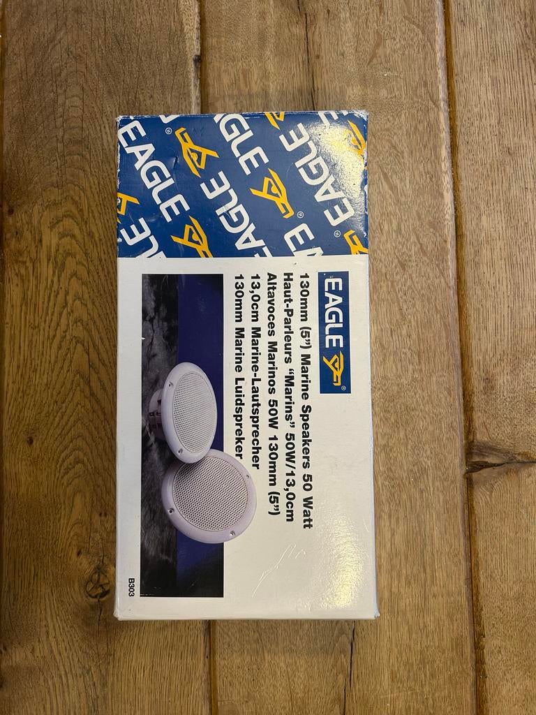 Nieuwe Marine Speakers 13cm 50W Waterdicht, Ophalen of Verzenden, Nieuw
