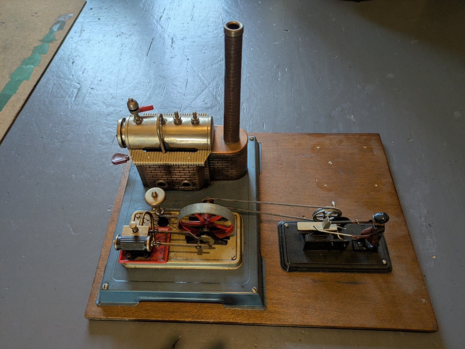 wilesco stoommachine met smid, Hobby en Vrije tijd, Ophalen, Gebruikt, Groter dan 1:32