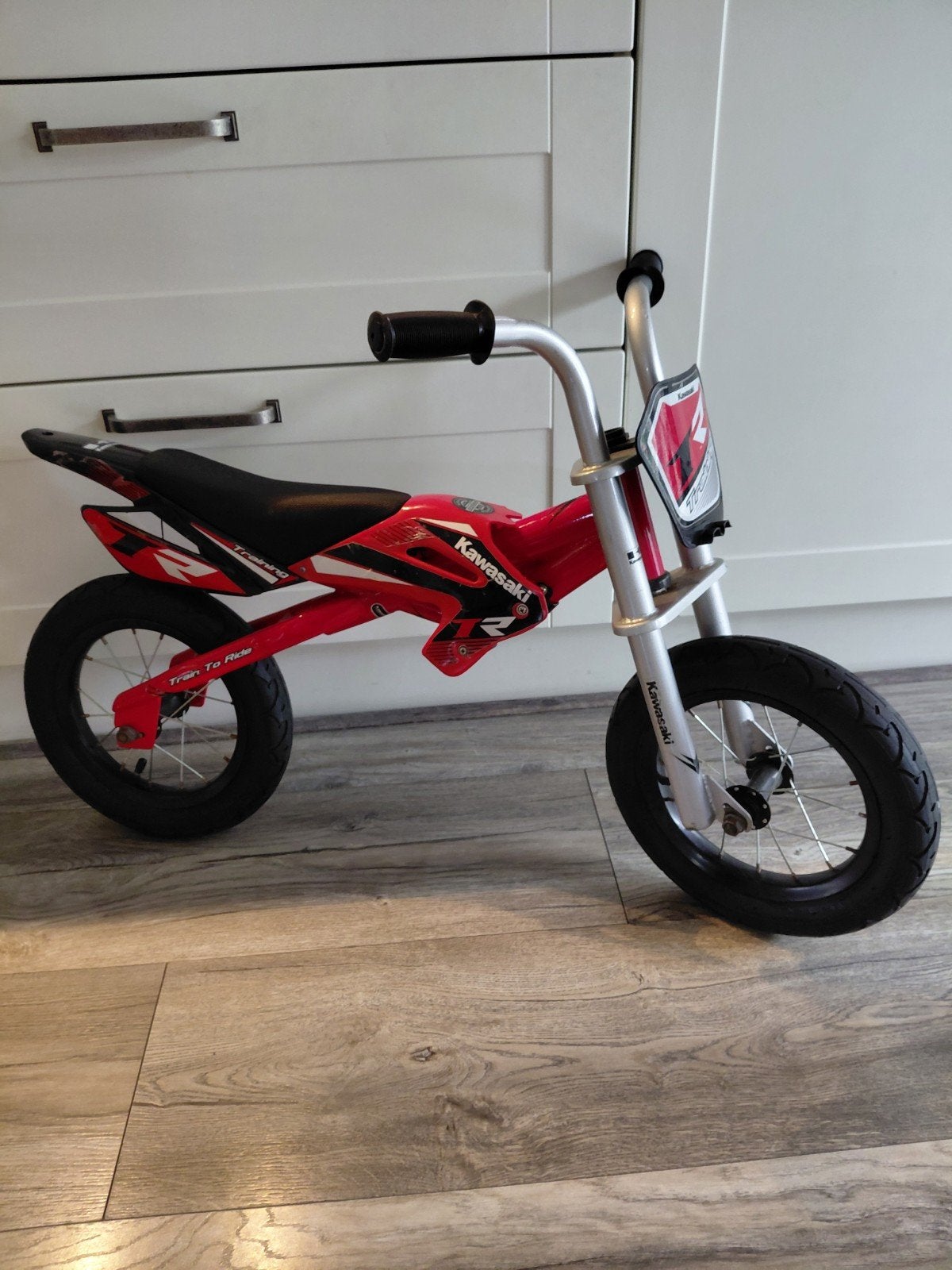 Stoere loopfiets Kawasaki, Fietsen en Brommers, Minibikes, Midibikes en Pitbikes, Ophalen, Gebruikt, Overige typen