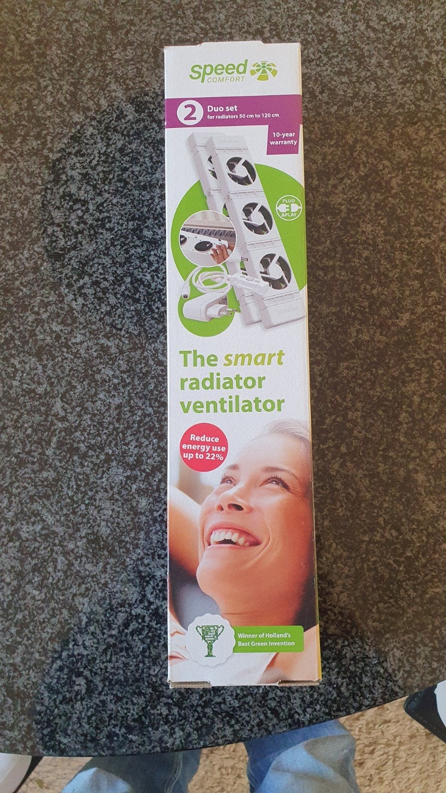SpeedComfort Radiatorventilator Duo set (50-120 cm)