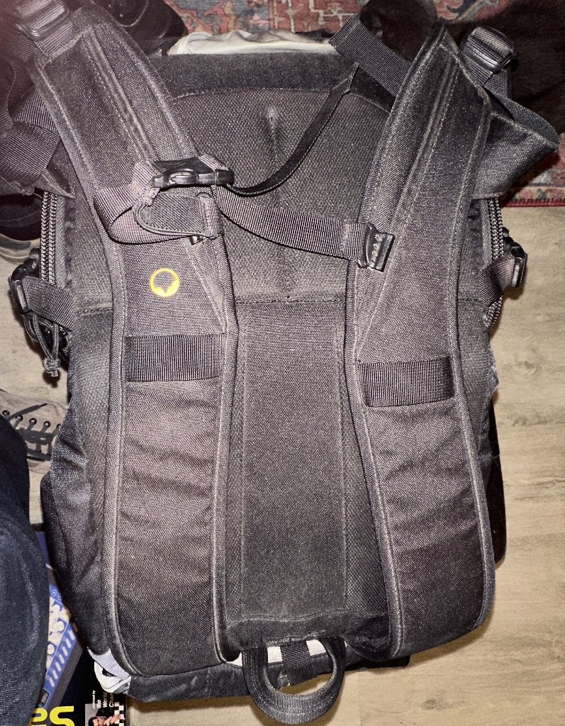 Lowepro Versapack 200 AW Camerarugetas / Fotorugzak, Rugtas, Zo goed als nieuw, Zwart, Opbergvakken