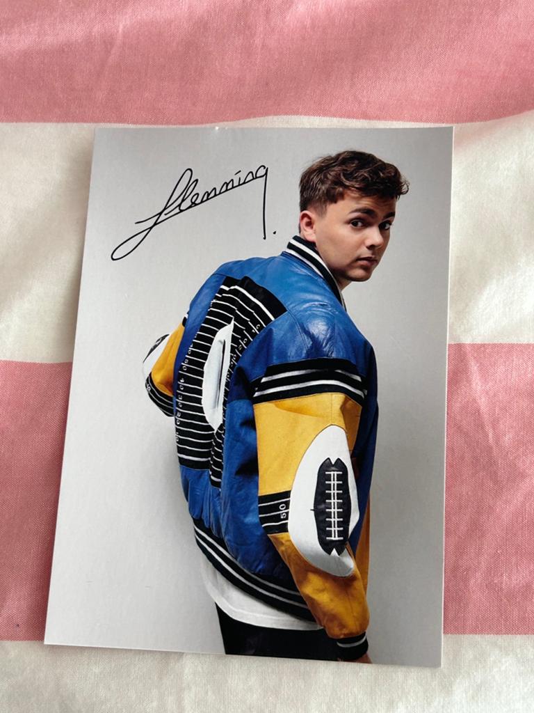 Flemming handtekening kaartje, Ophalen of Verzenden, Zo goed als nieuw