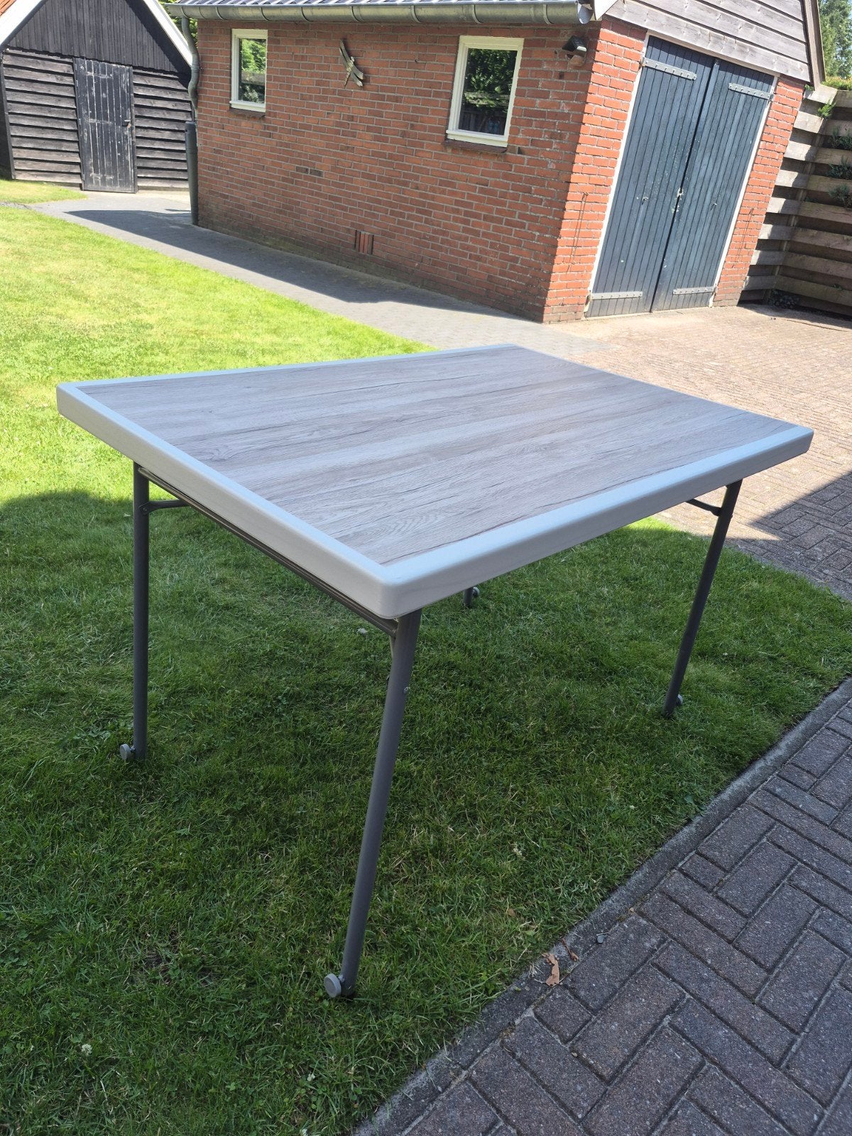 Nette campingtafel 110x75 cm -, Ophalen