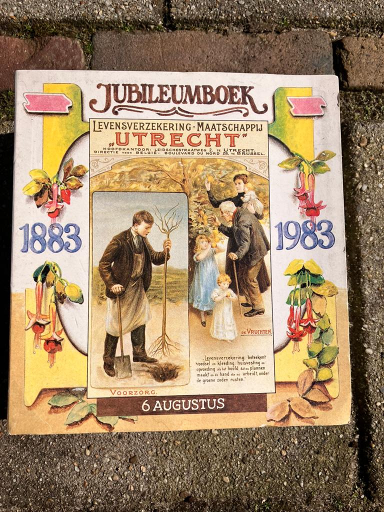 100 jaar de Utrecht/ Amev boek, karaf en glaasjes, Ophalen of Verzenden, Zo goed als nieuw, Gebruiksvoorwerp