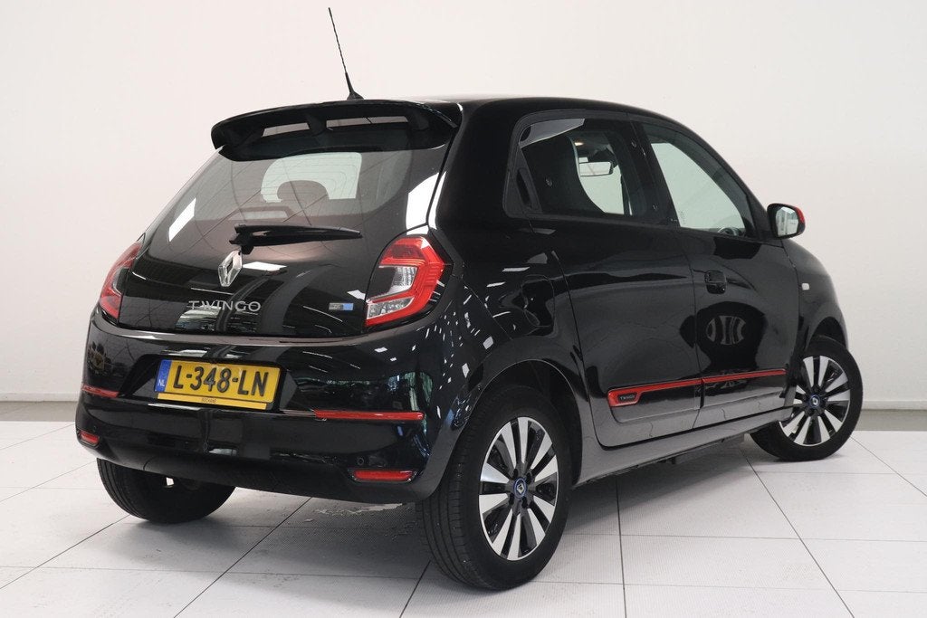 Renault Twingo Z.E. R80 Intens | Camera | SoH 93,1% | Climat, Automaat, Met garantie (alle), Leder en Stof, Zwart