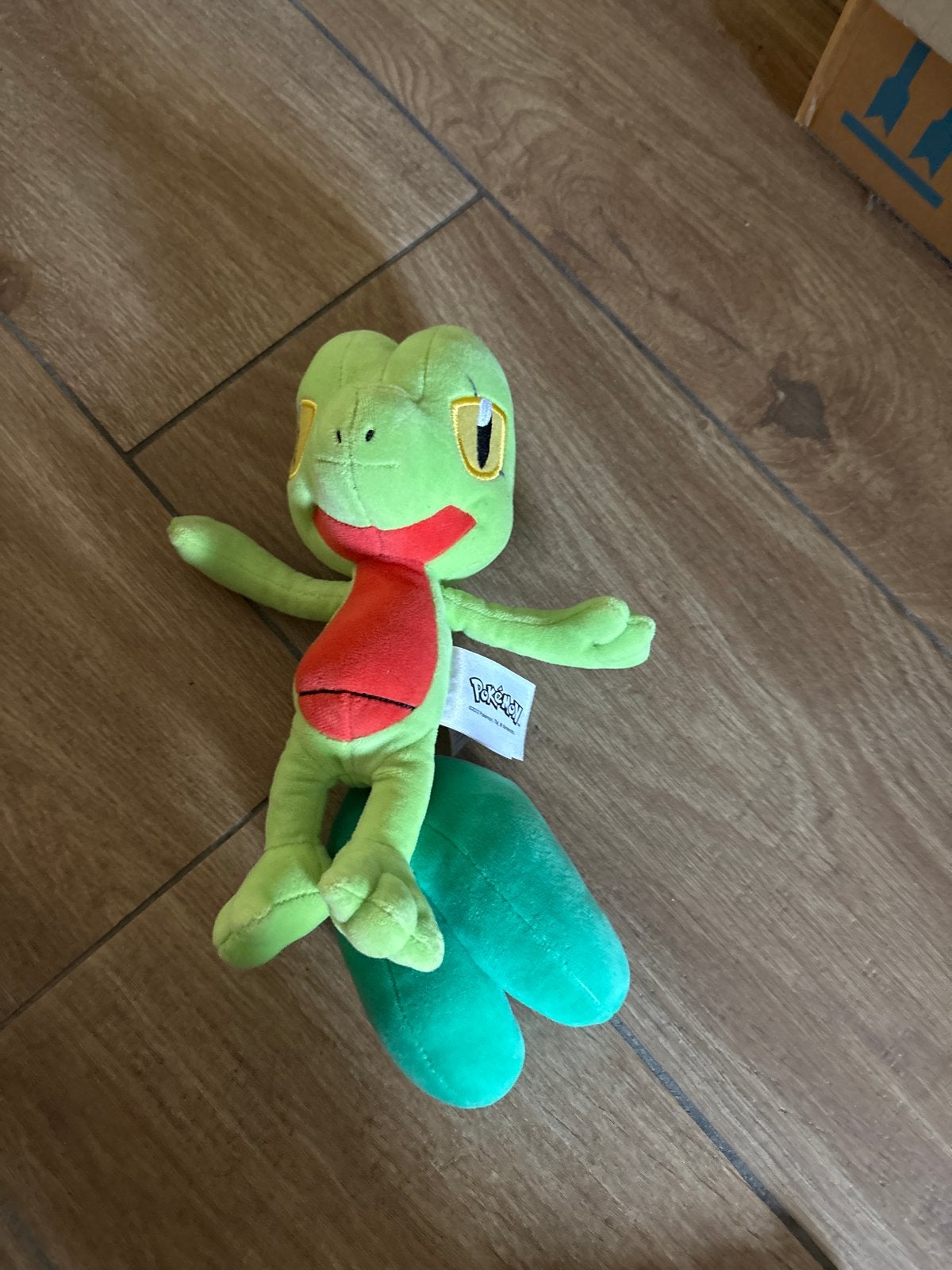 Pokémon Treecko knuffel - Zo goed als nieuw, Groen, Overige typen, Ophalen of Verzenden, Middelgroot (20 tot 80 cm)