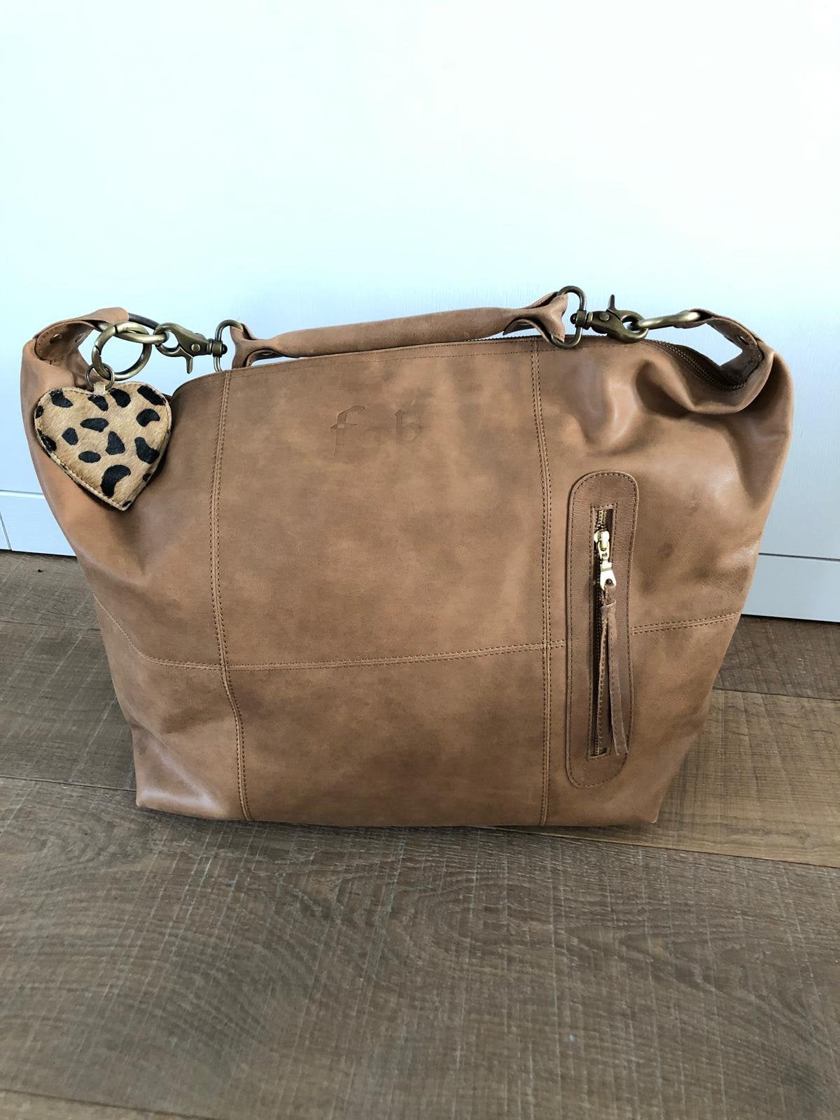 Fab luiertas/schoudertas/weekendtas, Ophalen, Nieuw, Bruin, Handtas