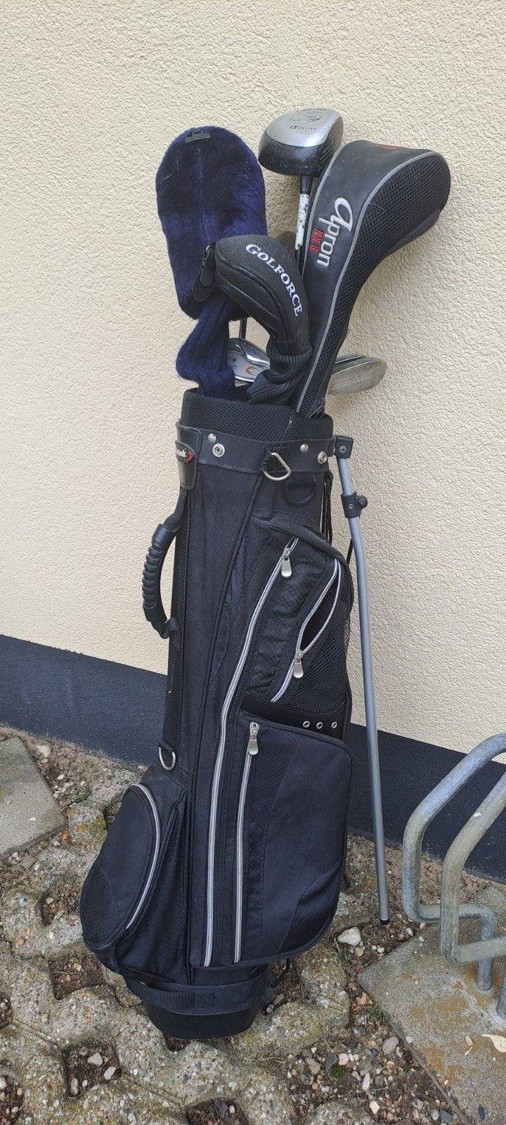 Protech Herenset Golfclubs met Golftas en Trolley, Sport en Fitness, Golf, Ophalen of Verzenden, Gebruikt, Set, Overige merken
