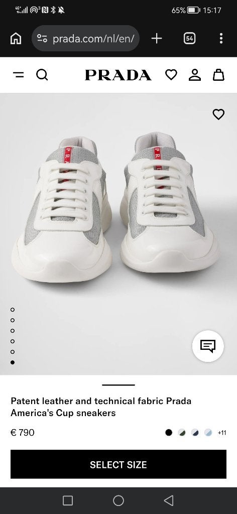 Sneakers here Prada, Wit, Nieuw, Ophalen of Verzenden, Sneakers of Gympen