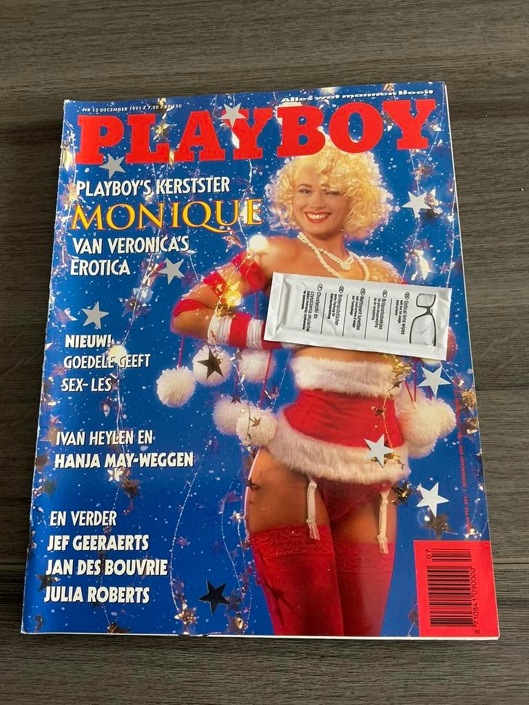 Playboy - Monique Sluyter december 1991, Ophalen of Verzenden