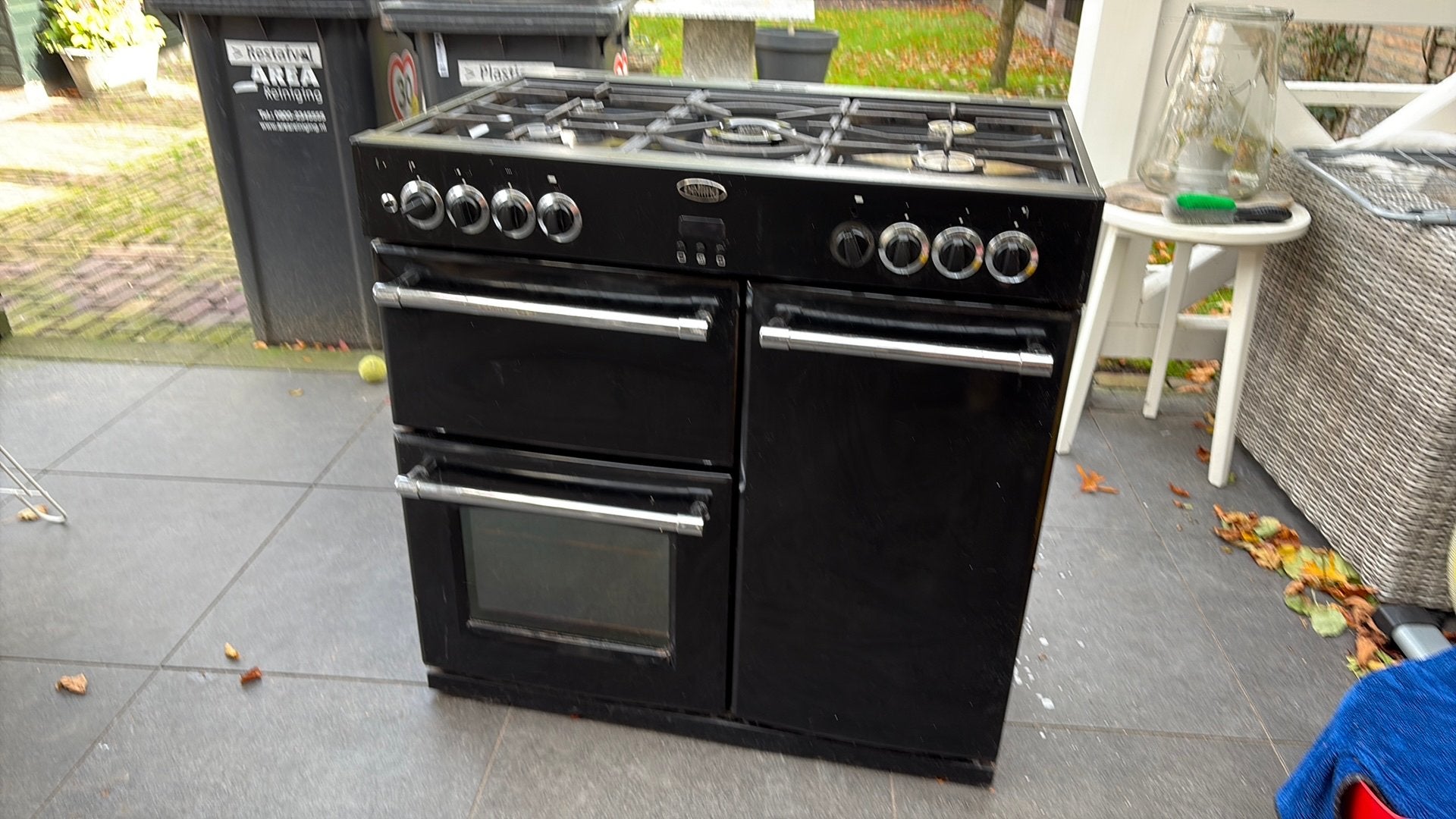 belling fornuis, Witgoed en Apparatuur, Ophalen, Gebruikt, 60 cm of meer, Gas
