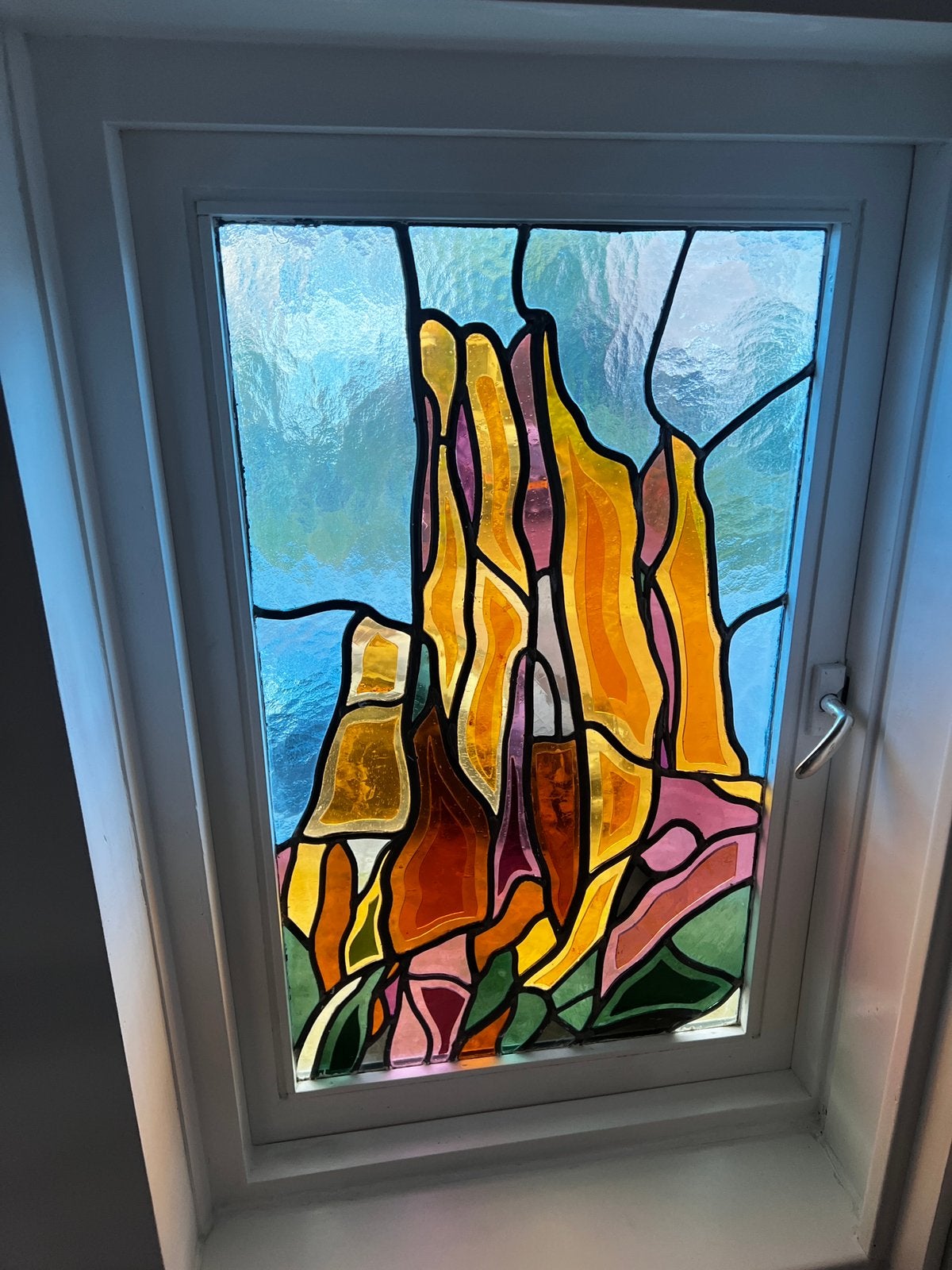 Glas in lood, Doe-het-zelf en Verbouw, Ophalen, Zo goed als nieuw, Glas in lood, Minder dan 80 cm