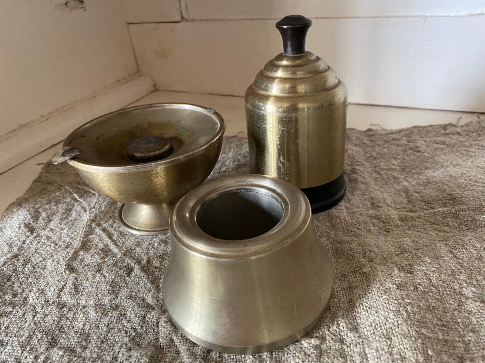 Vintage set van 3 rokers items, Verzamelen, Ophalen of Verzenden, Huis en Inrichting