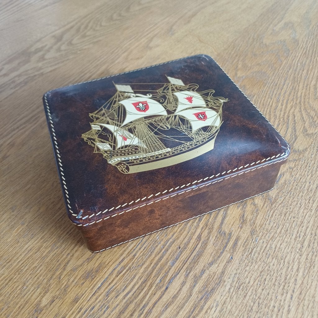 Vintage blik schip, Ophalen of Verzenden, Gebruikt, Overige, Overige merken