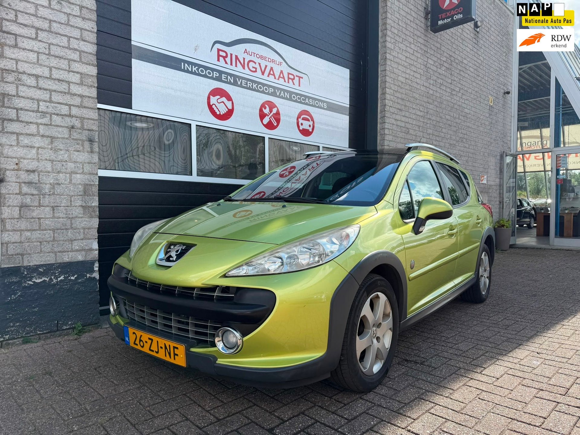 Peugeot 207 SW Outdoor 1.6 VTi XS Nette Auto Leer, Gebruikt, 4 cilinders, 1110 kg, Handgeschakeld