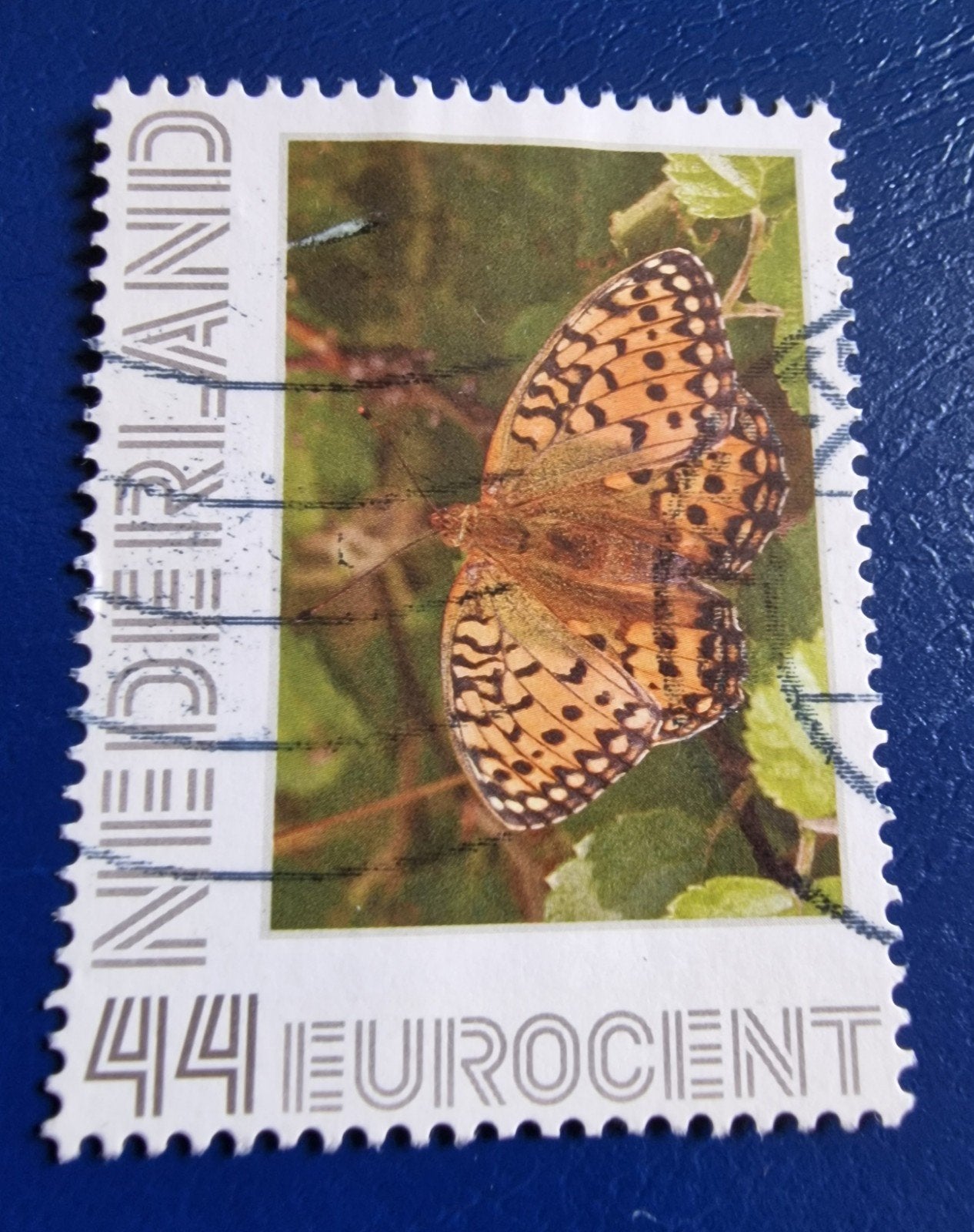 kv393 persoonlijke Nederlands postzegel vlinder, Ophalen of Verzenden, Na 1940, Gestempeld