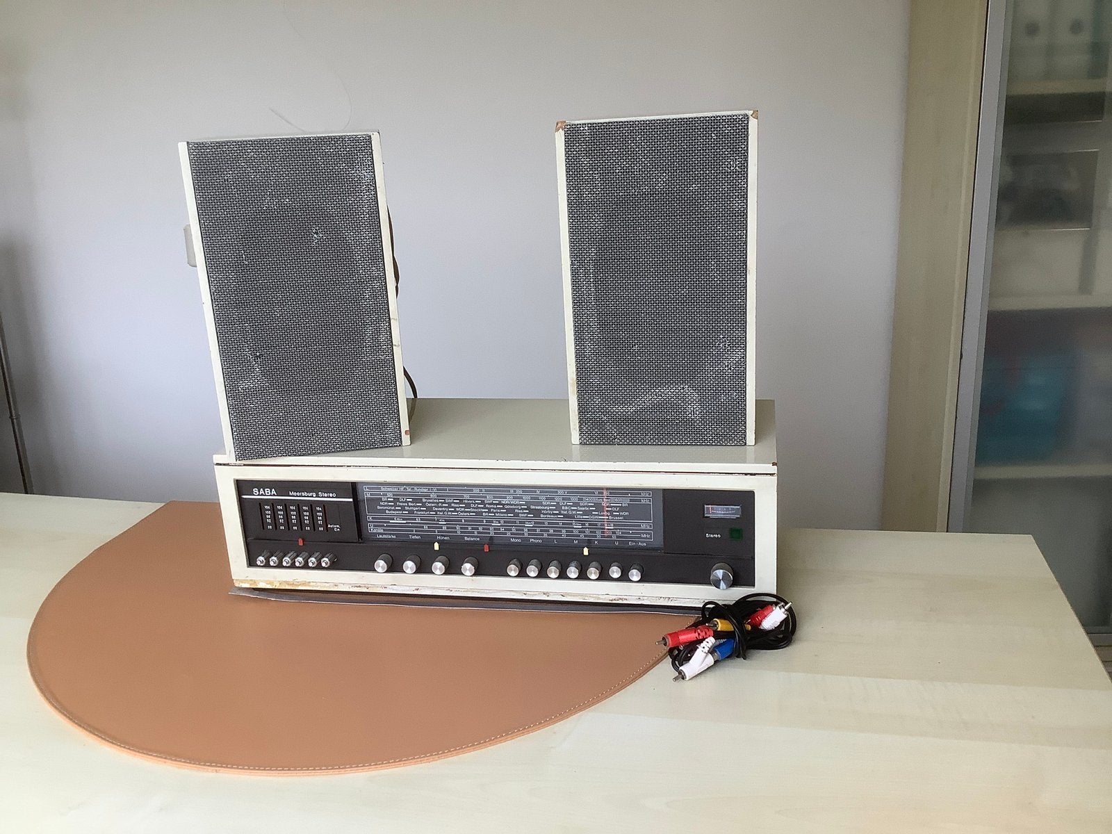 Saba Meersburg ME-F stereosysteem met originele speakers, Ophalen of Verzenden, Gebruikt, Speakers, Overige merken