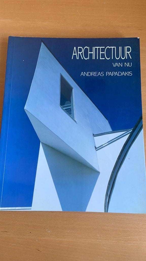 Architectuur van nu - Andreas Papadakis, Ophalen of Verzenden, Zo goed als nieuw, Architectuur algemeen