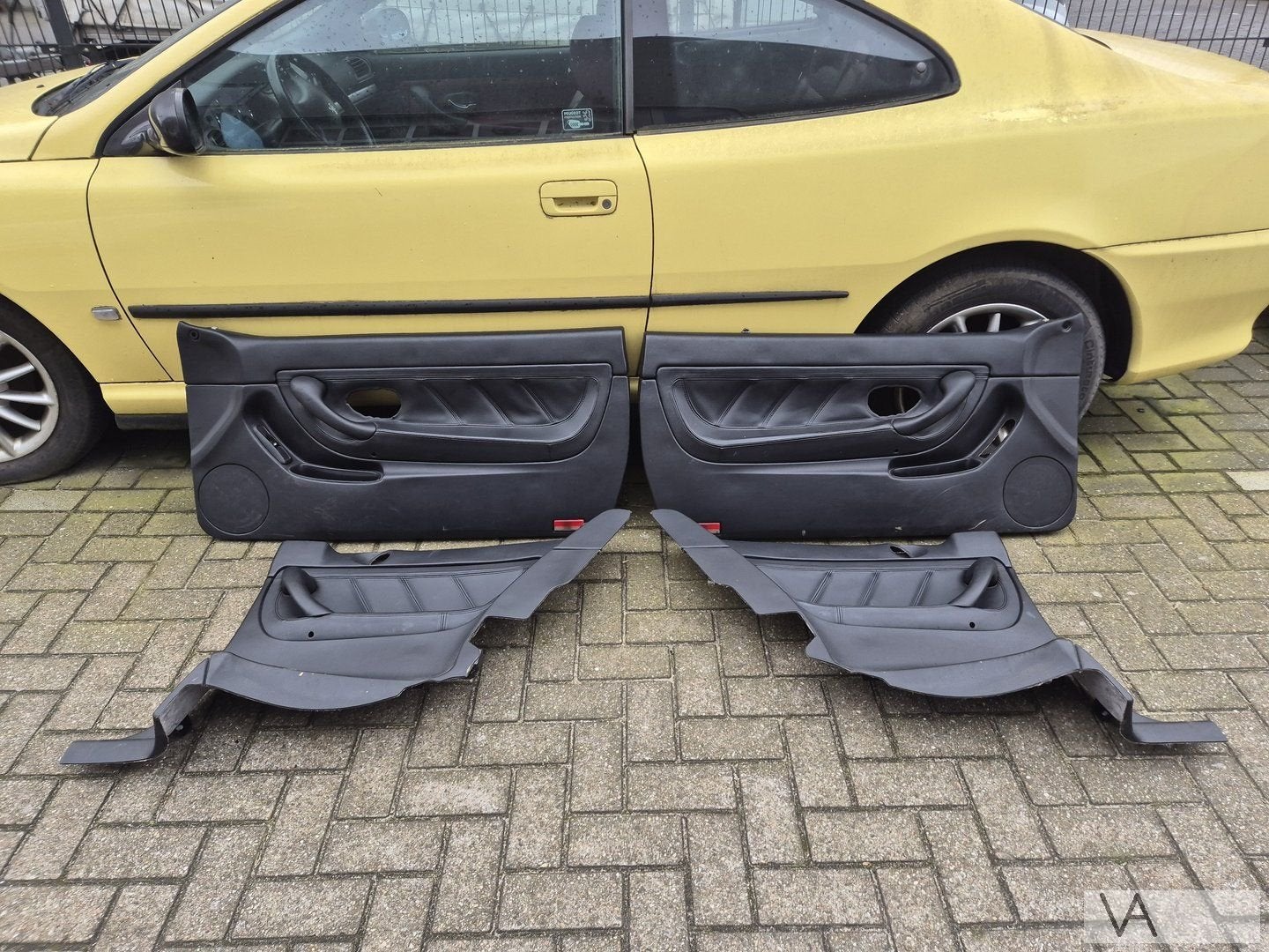 Peugeot 406 coupe 2002- 2005 interieur zwart leer elektrisch, Auto-onderdelen, Gebruikt, -, -, Ophalen of Verzenden