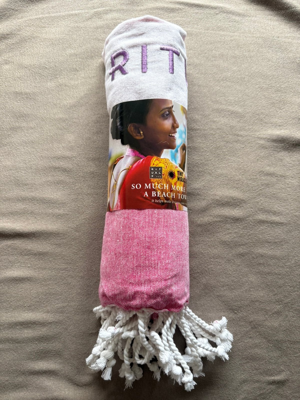 Rituals strand handdoek, Huis en Inrichting, Badkamer | Badtextiel en Accessoires, Ophalen of Verzenden, Nieuw, Handdoek