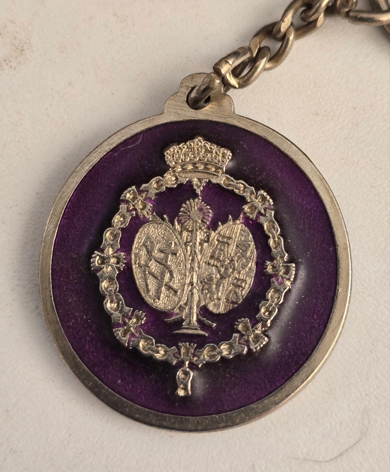 Vintage Sleutelhanger Sevilla Douane Agenten, Ophalen of Verzenden, Gebruikt, Stad of Land