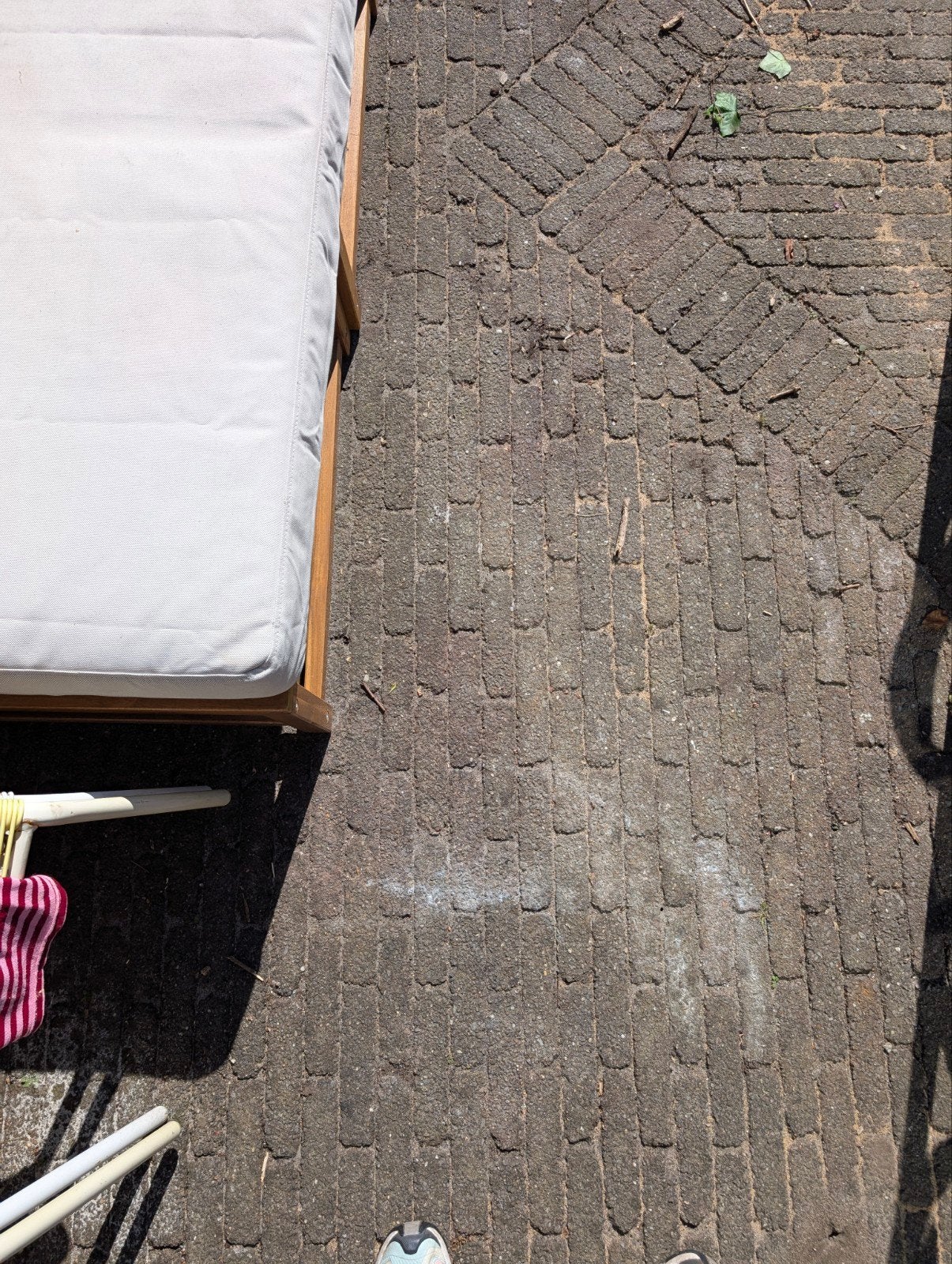 Gratis klinkers voor terras of oprit +-20m2, Tuin en Terras, Ophalen, Gebruikt, Klinkers, 10 m² of meer