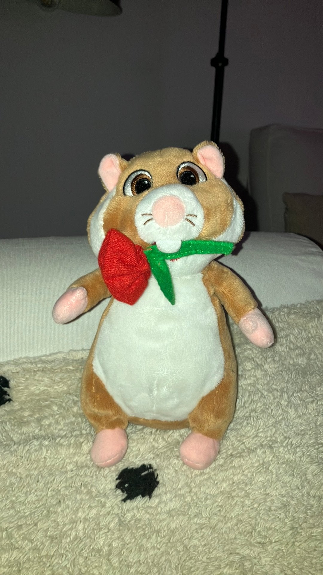 Albert heijn hamster met roos, Kinderen en Baby's, Speelgoed | Knuffels en Pluche, Ophalen of Verzenden, Zo goed als nieuw, Overige typen