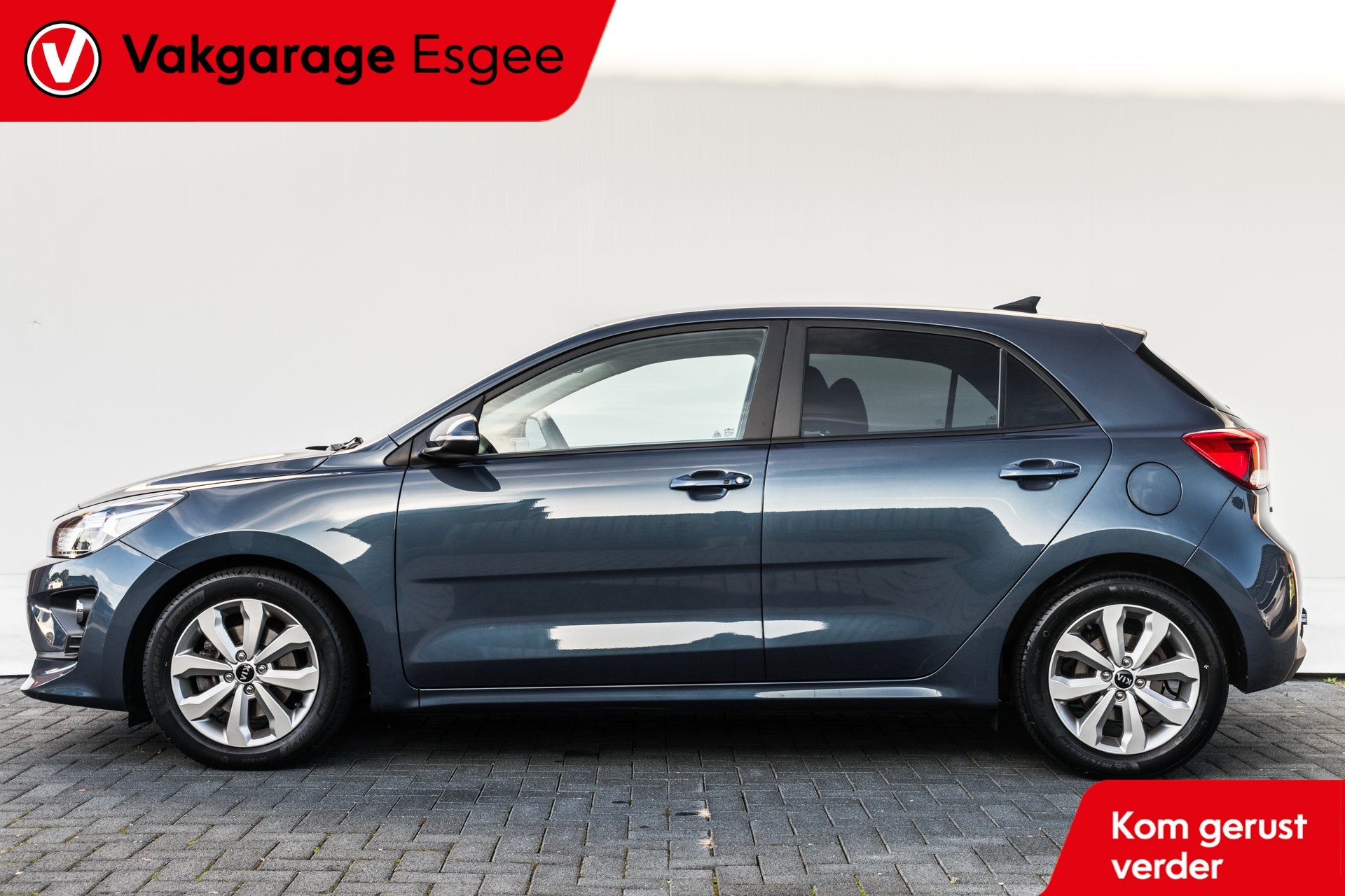 Kia Rio 1.0 120 PK T-GDi MHEV DynamicPlusLine | Automaat | N, Gebruikt, Met garantie (alle), Blauw, Origineel Nederlands