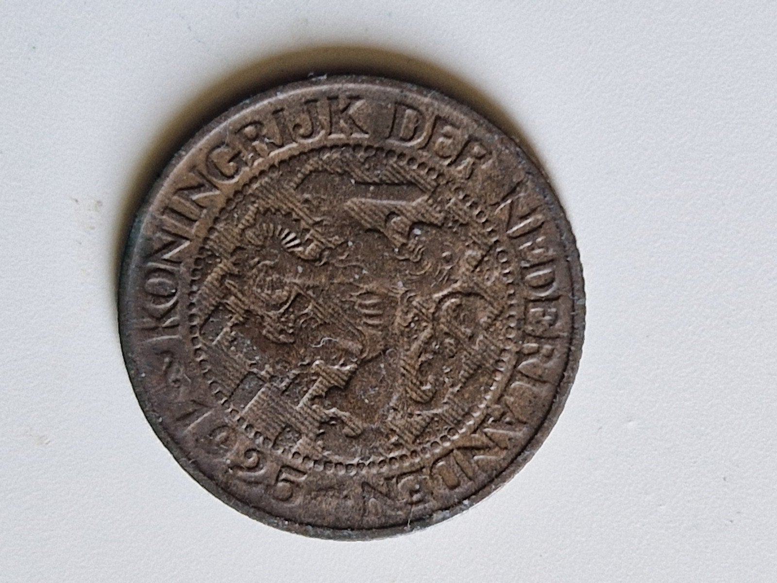 1 cent 1925 Nederland, Verzenden, Koningin Wilhelmina, 1 cent, Losse munt