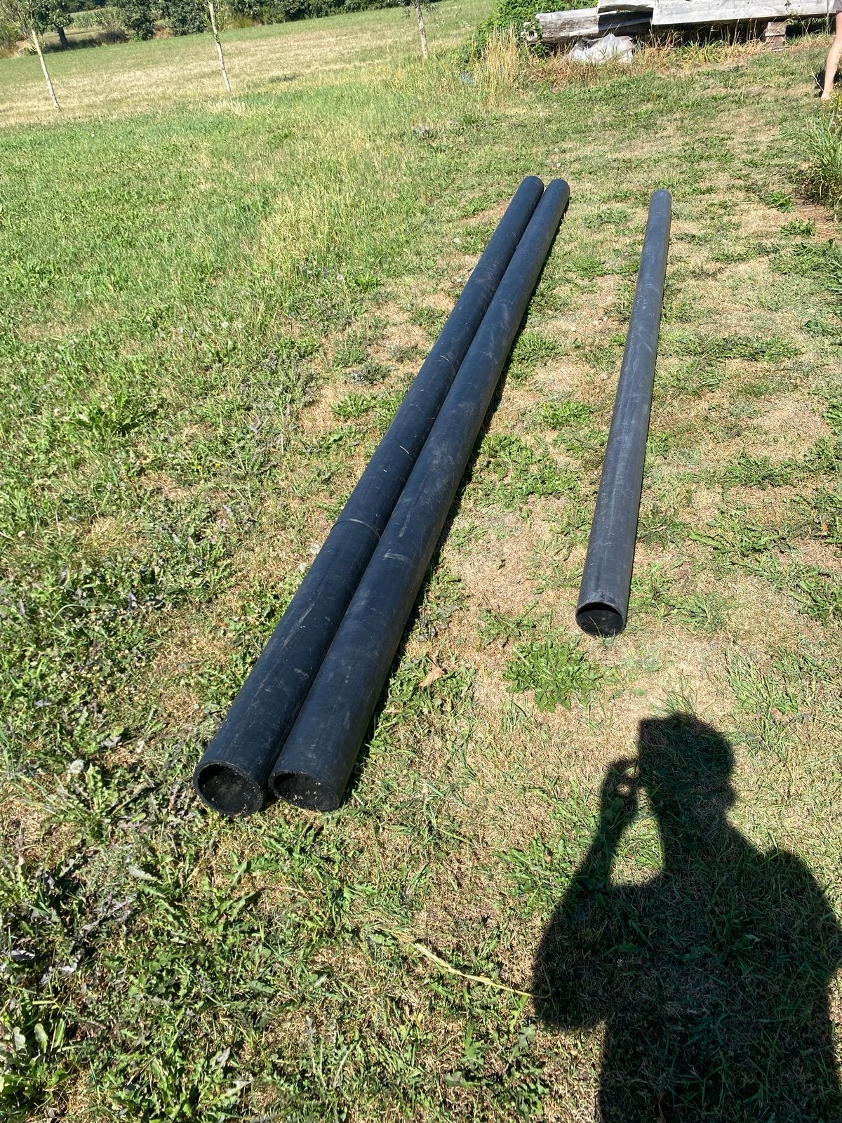 HDPE/ PVC buizen, diverse lengtes, Ophalen, Afvoer, Gebruikt, Pvc