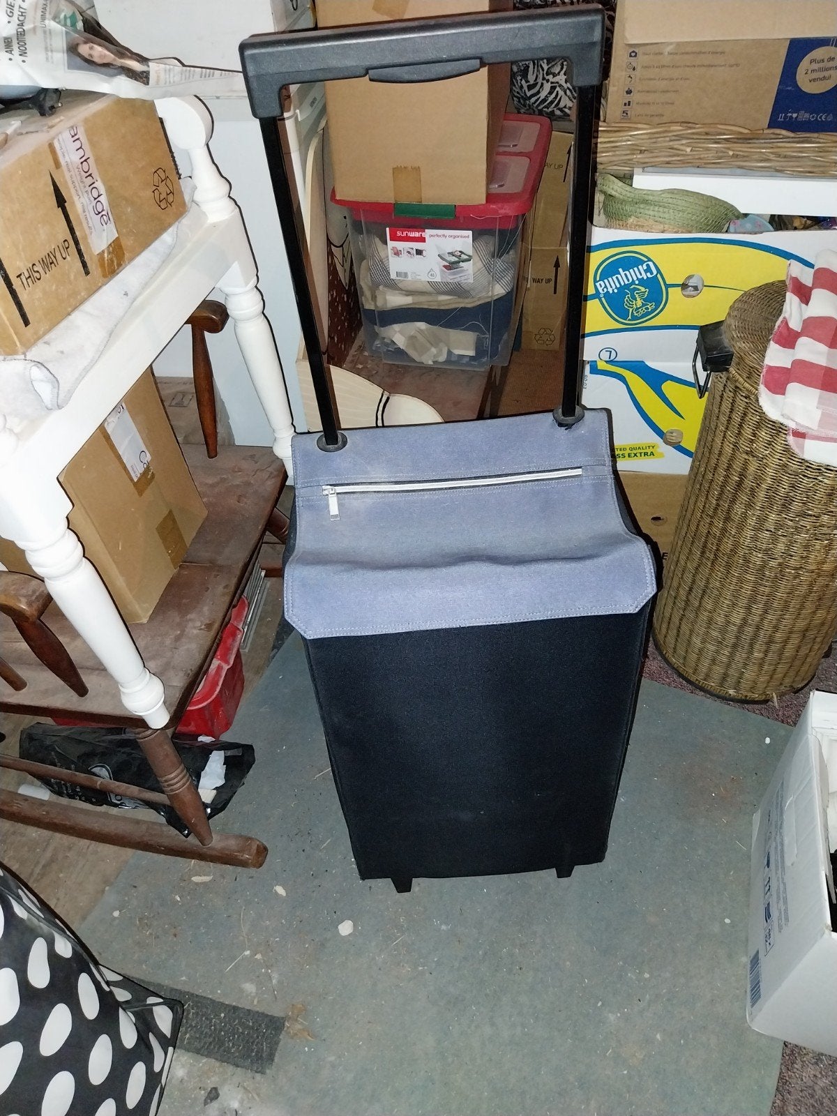 Boodschappen wagen, 40 liter of meer, Ophalen, Kunststof