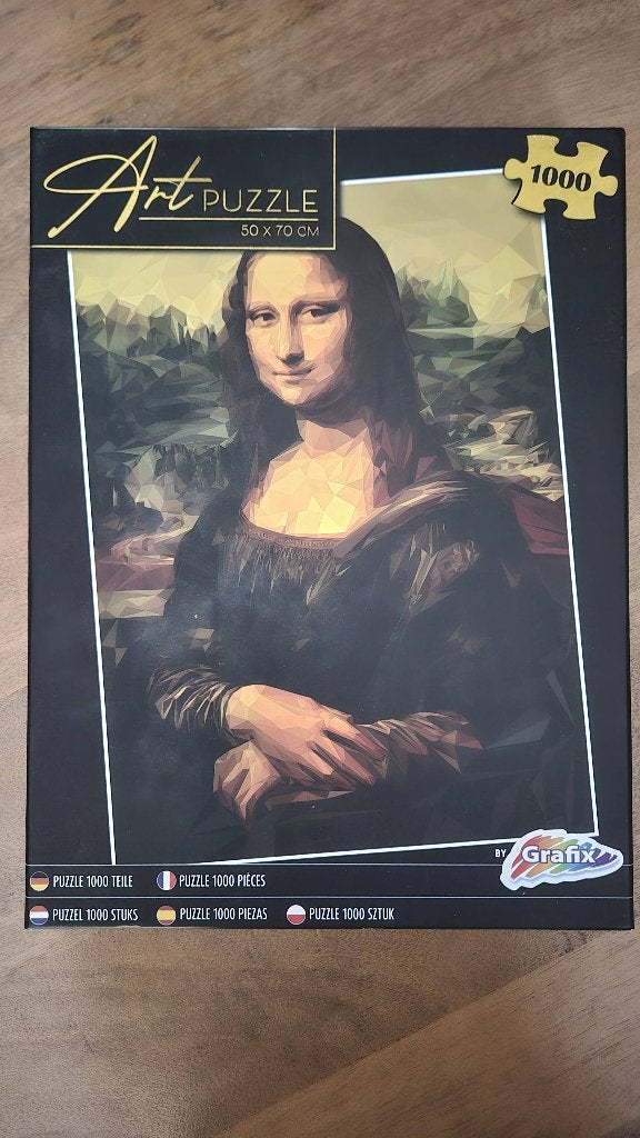 Mona Lisa Puzzel, Ophalen, 500 t/m 1500 stukjes, Nieuw, Legpuzzel