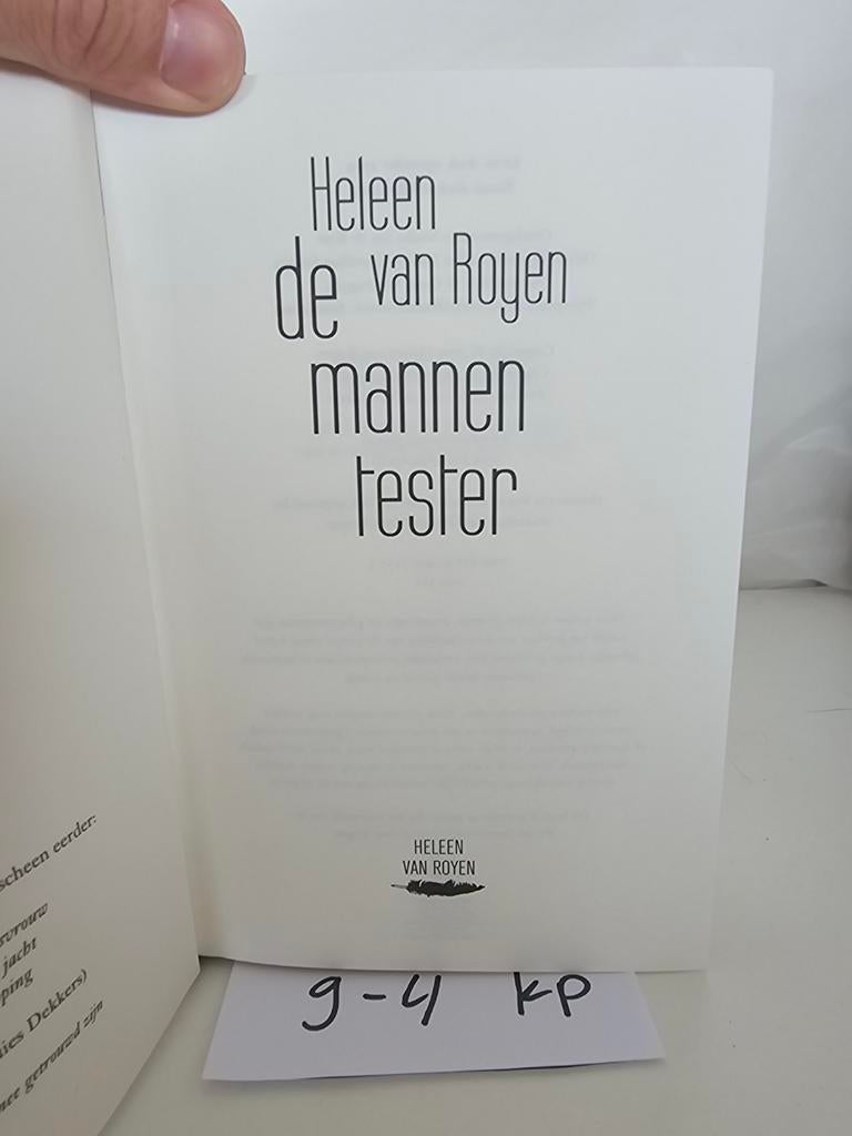 Heleen van Royen - De mannentester, Ophalen of Verzenden