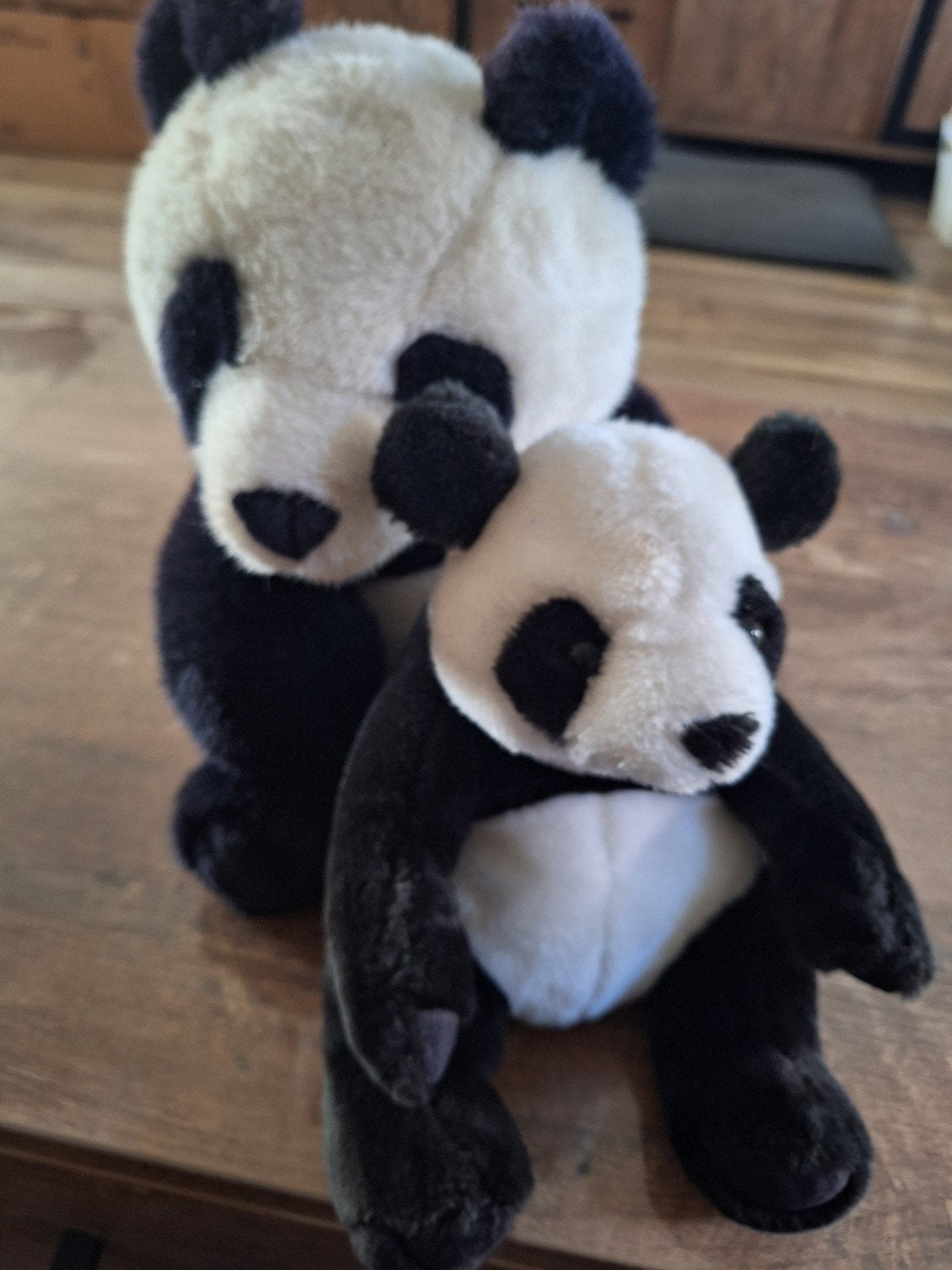 Set van 2 schattige panda knuffels, Ophalen, Gebruikt, Overige merken, Overige karakters