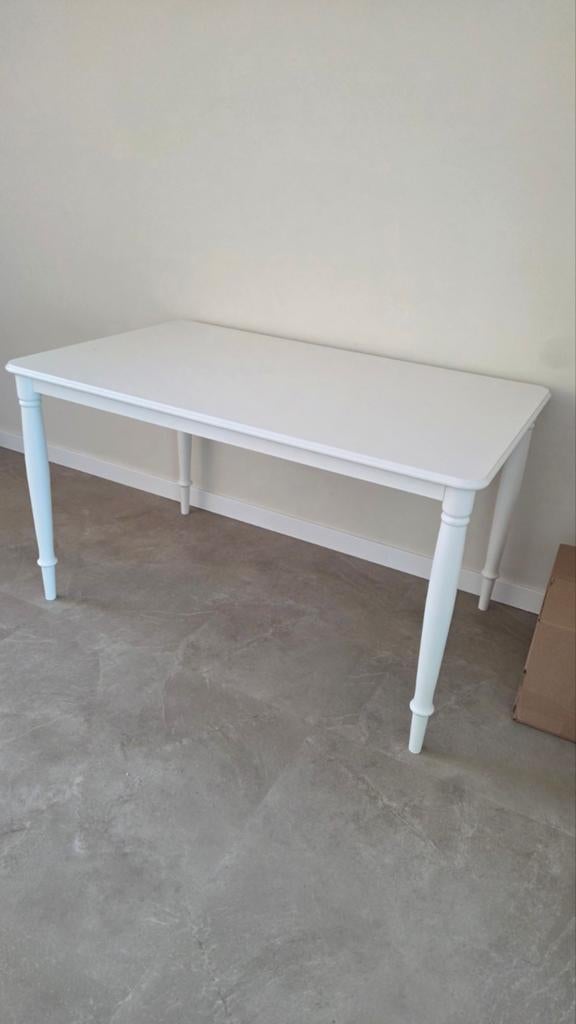 IKEA Danderyd Witte Eettafel, Ophalen, Gebruikt, 50 tot 100 cm, 100 tot 150 cm