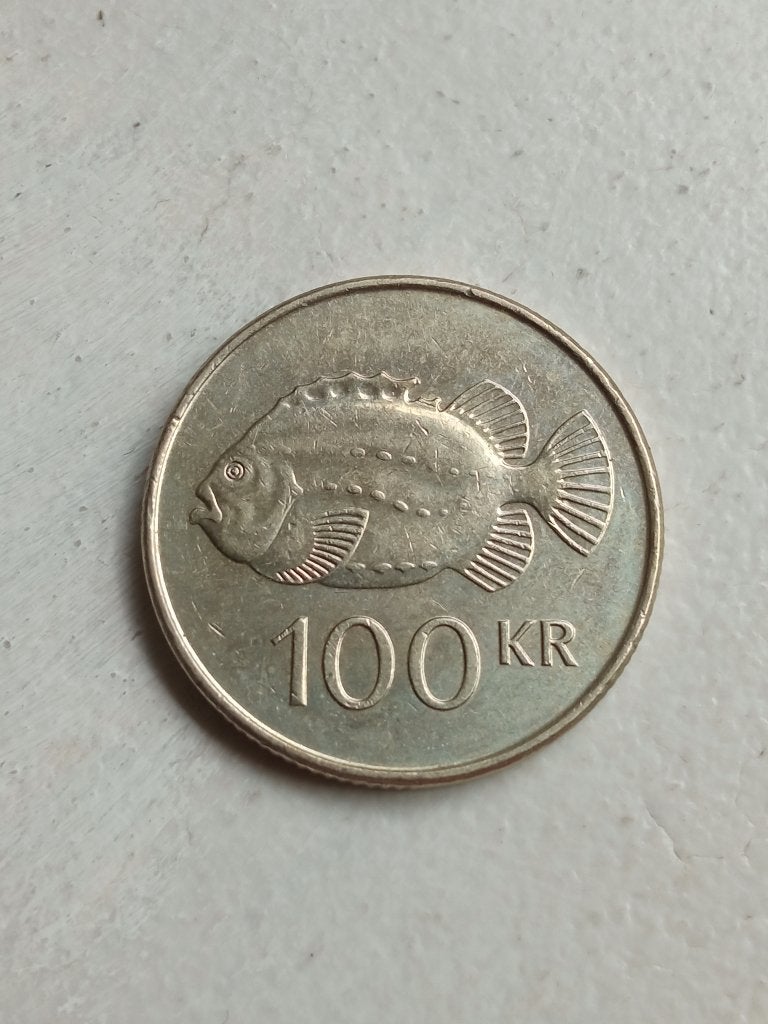 IJsland 100 kronen 2007., Ophalen of Verzenden, Overige landen, Losse munt