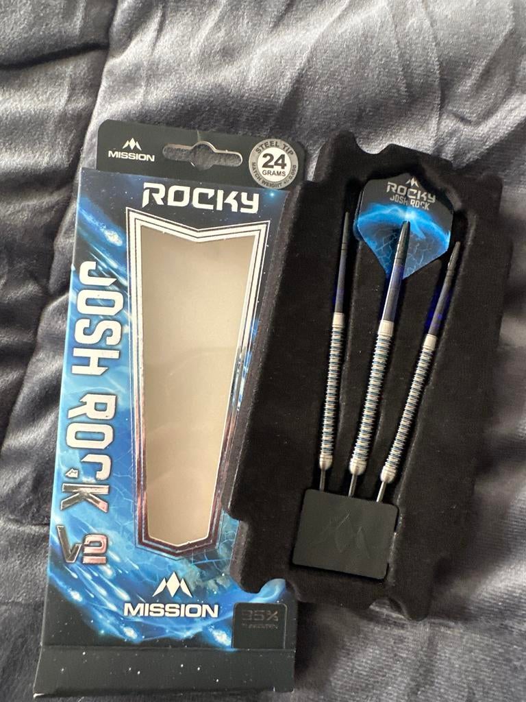 Josh Rock V2 95% 24g darts, Ophalen of Verzenden, Zo goed als nieuw, Pijlen