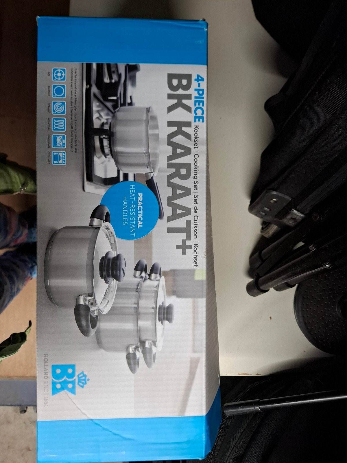 BK pannenset, gebruikt in nette staat, Ophalen, Gebruikt