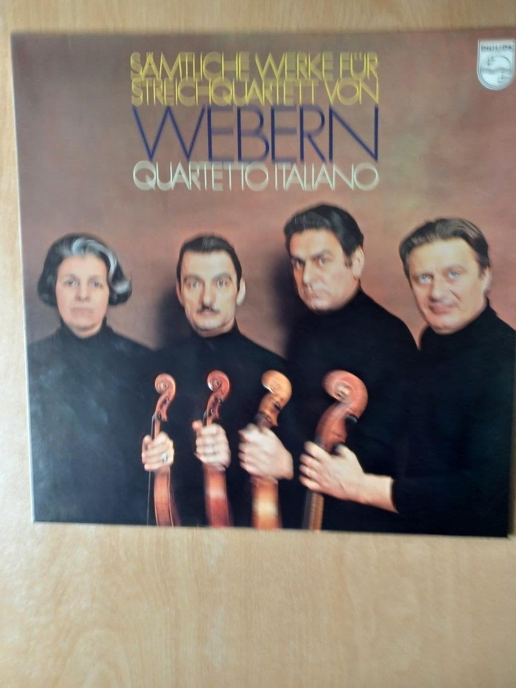 Webern: Werke für Streichquartett - Quartetto Italiano, Ophalen, Modernisme tot heden, 12 inch, Kamermuziek